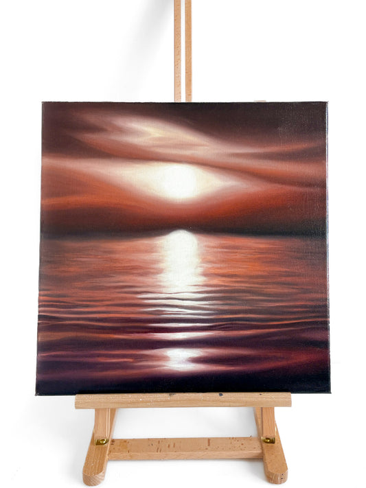 Sunset in the Maldives - 40x40cm